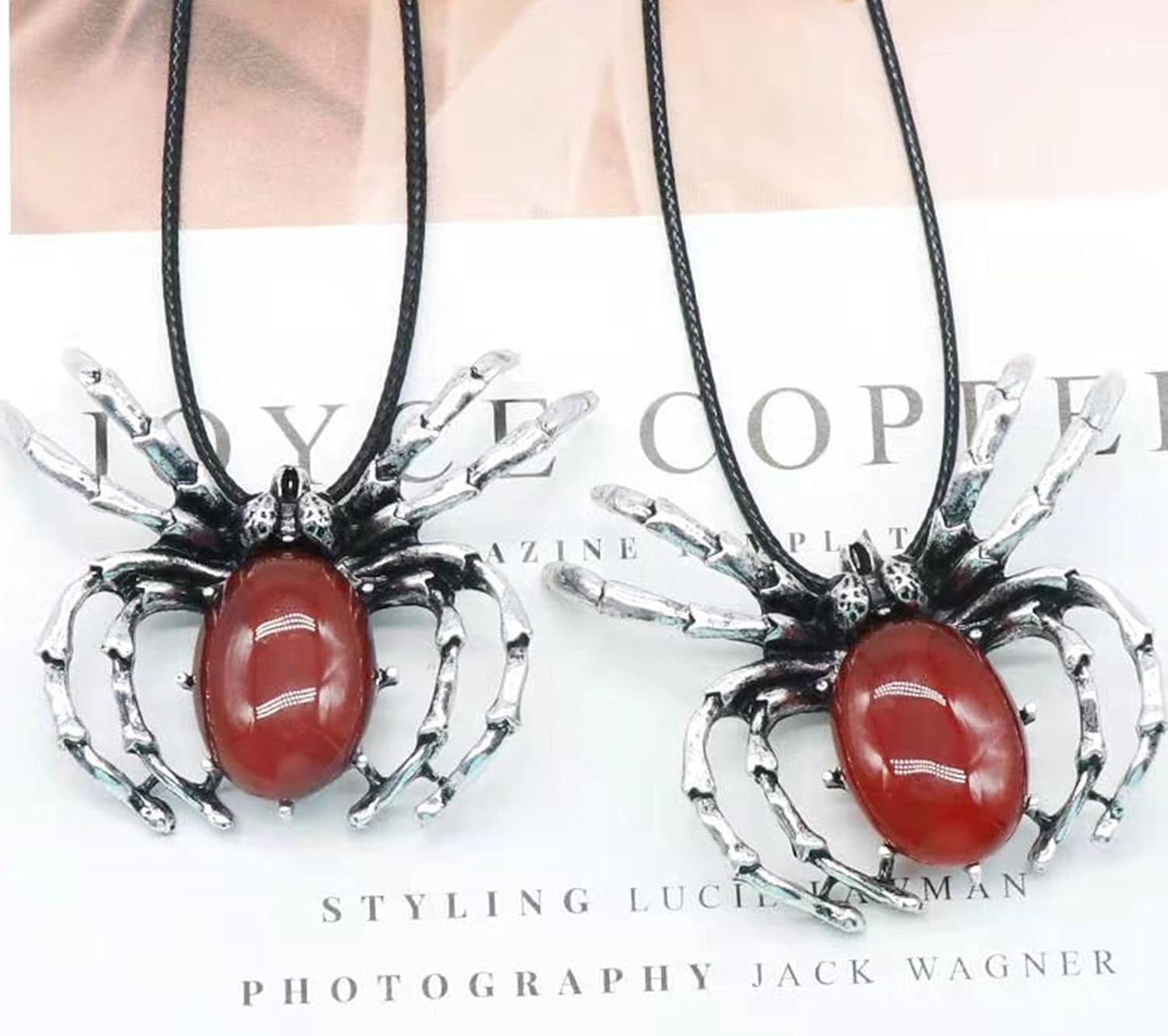 Collar de cristal de cornalina real para mujer, piedras preciosas en bruto y curativas para los chakras, dije con auténtico cristal rojo joya de