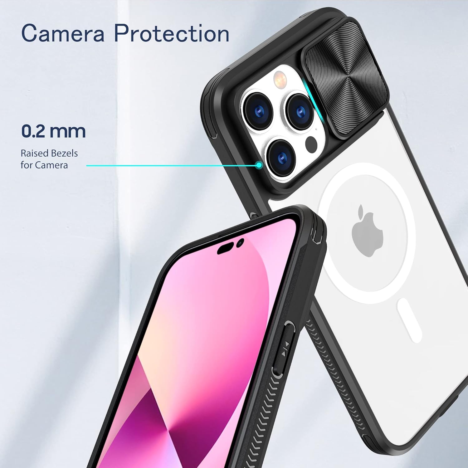 Cyberowl Funda para iPhone 11 de 6.1 pulgadas, compatible con Magsafe con cubierta de cámara, protección de grado militar, resistente a los golpes,