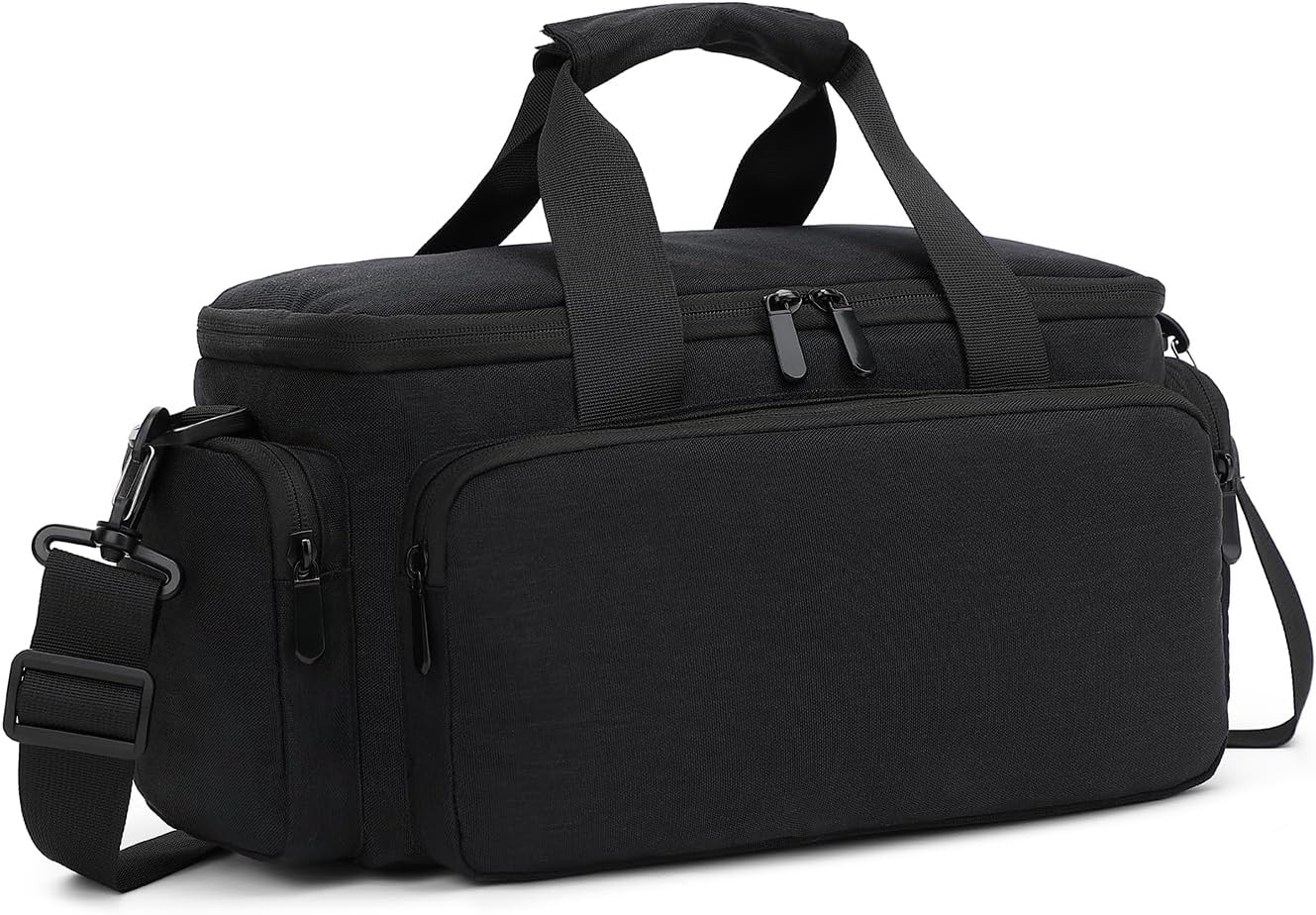 Andoer Funda para cámara pequeña para cámara, bolsa de hombro para cámara de viaje, resistente al agua, a prueba de golpes, bolsa para cámara DSLR