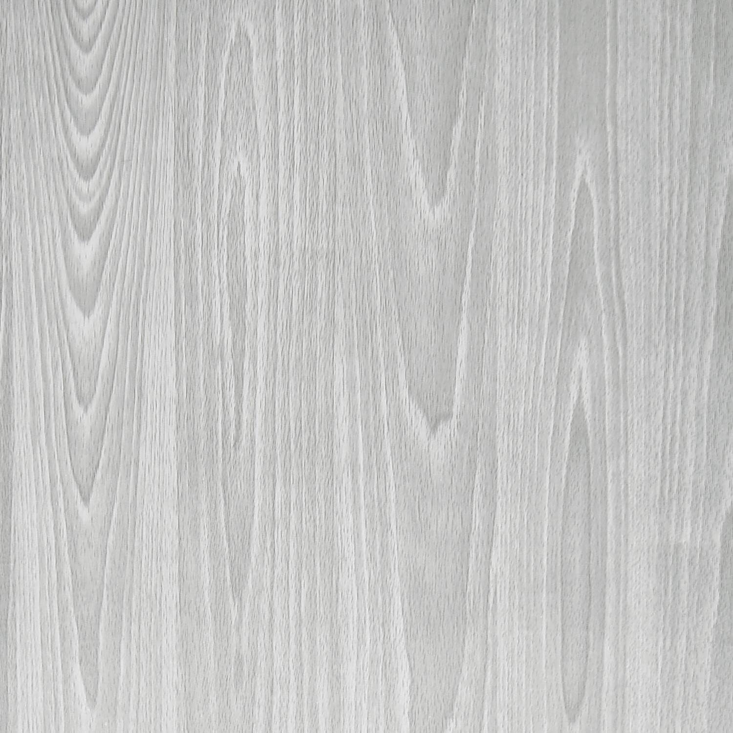 Papel adhesivo de madera gris de 17.71 x 590 pulgadas, textura de grano de madera, papel adhesivo para despegar y pegar, papel adhesivo gris claro,