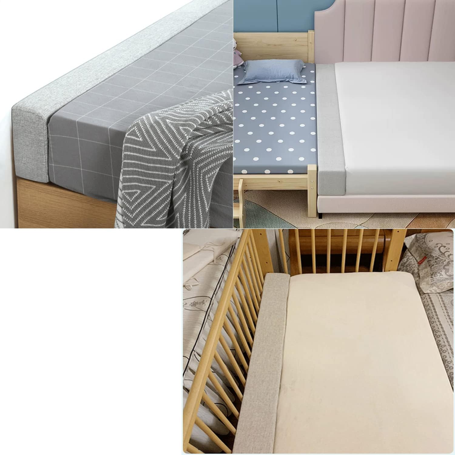 Cuña de cama personalizada para sofá de cama, relleno de huecos de cama gruesa y suave, lavable, extensor de colchón de cama larga, relleno de