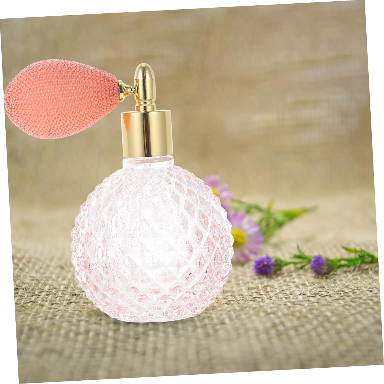 Beavorty Bolsa de aire Cabeza de spray Accesorios de cubierta Boquillas de decoración Contenedores de vidrio Botella de spray de perfume Botella de
