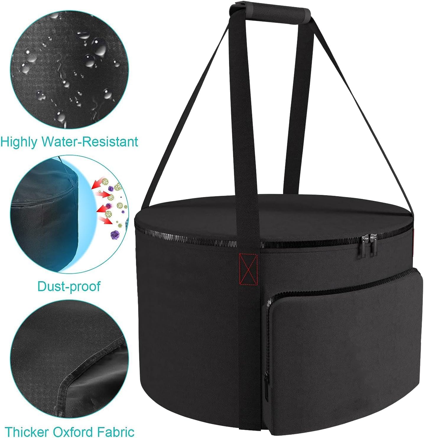 Bolsa de transporte para Outland Firebowl 823 al aire libre portátil de propano hoguero bolsa de transporte para Firebowl 870 resistente al agua 19