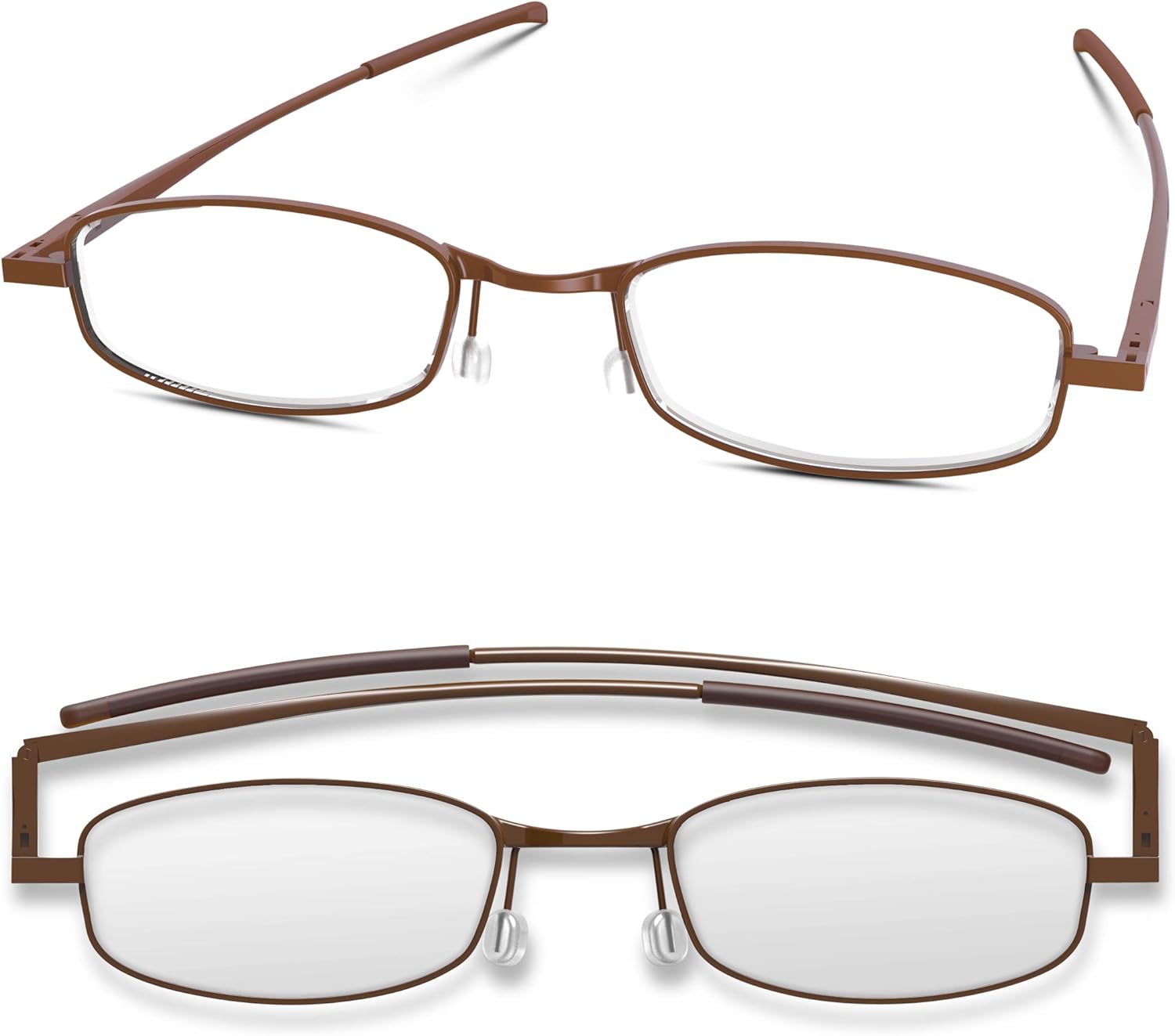 Lentes Compactas Plegables Planas Lectura Espresso +1.5