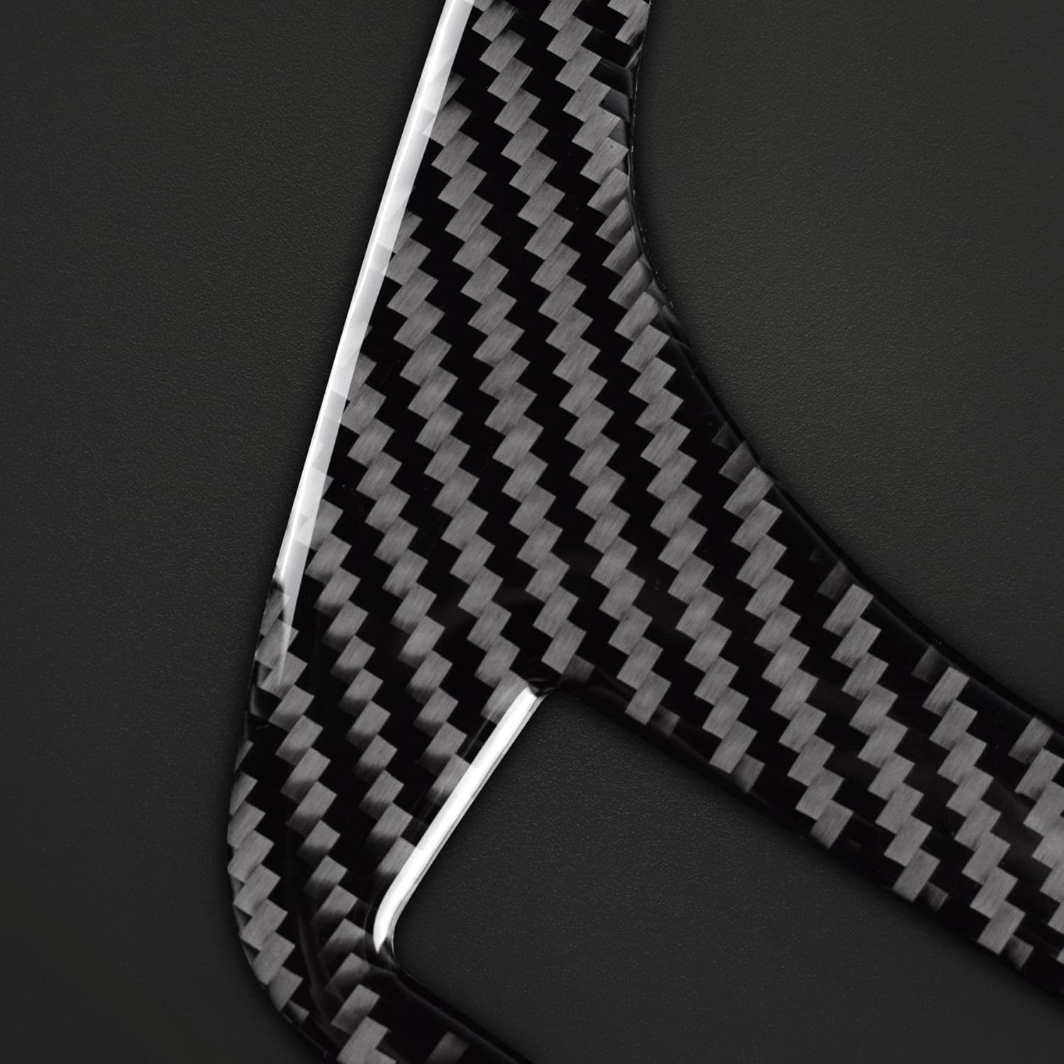 Fibra de carbono, compatible con accesorios de BMW, marco de panel de engranajes de consola central, cubierta de pomo de palanca de cambios,