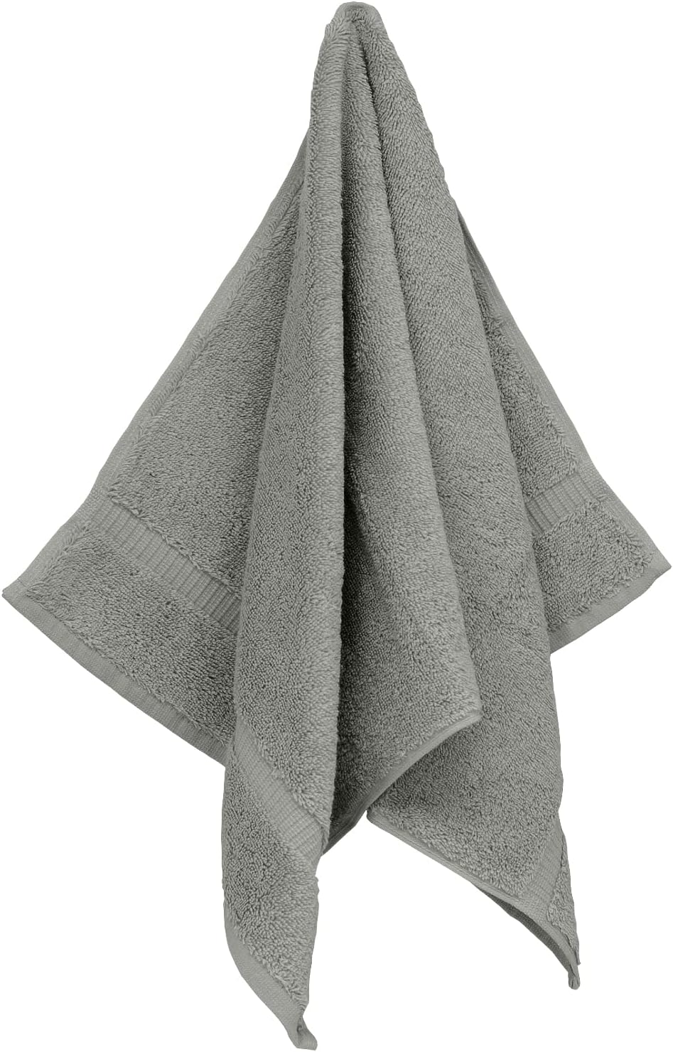 Bare Cotton – Juego de dos toallas de lujo para baño, sauna y spa con franja decorativa