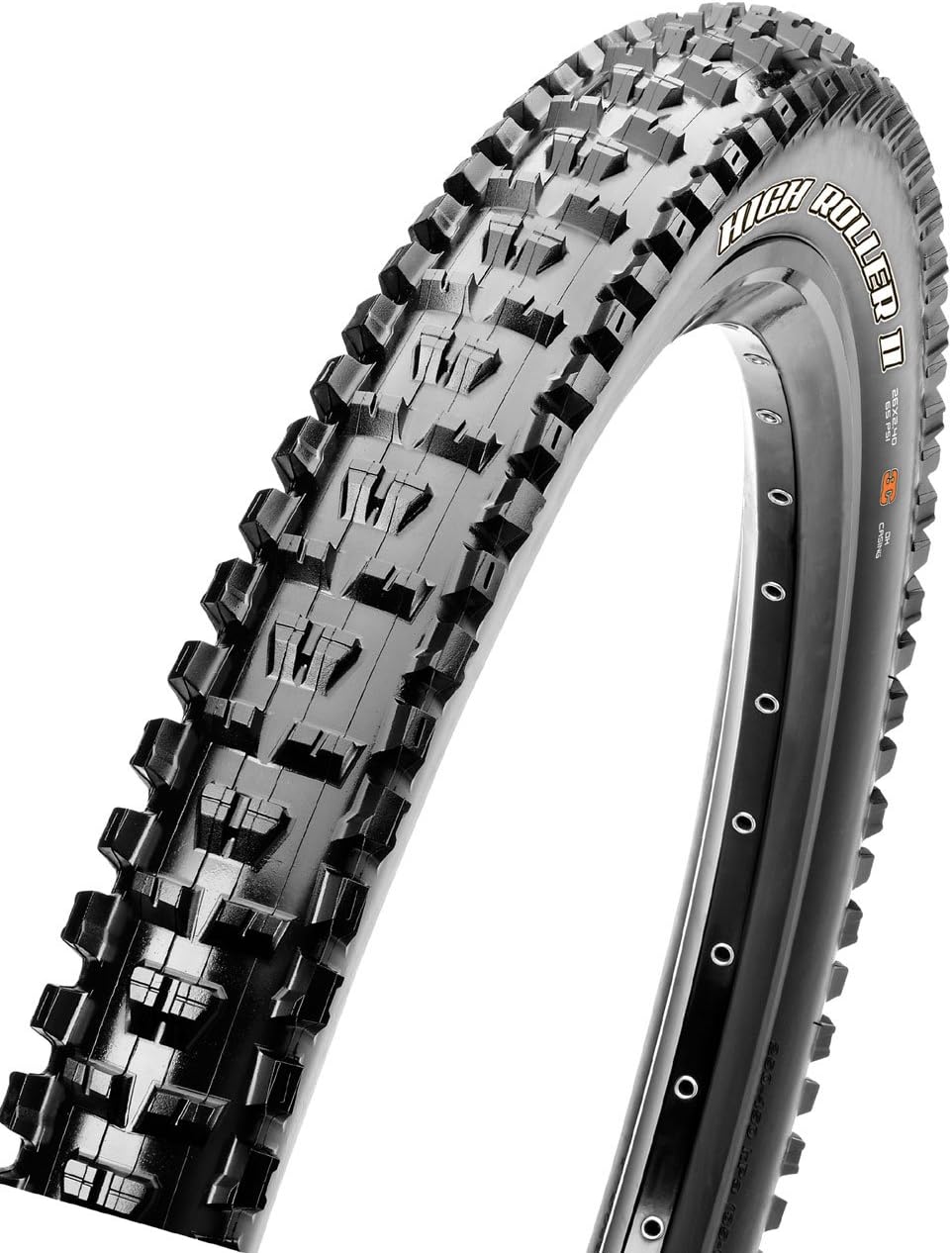 Maxxis Neumático de alambre de 2 capas High Roller II 3C, 27.5 pulgadas x 2.4 pulgadas