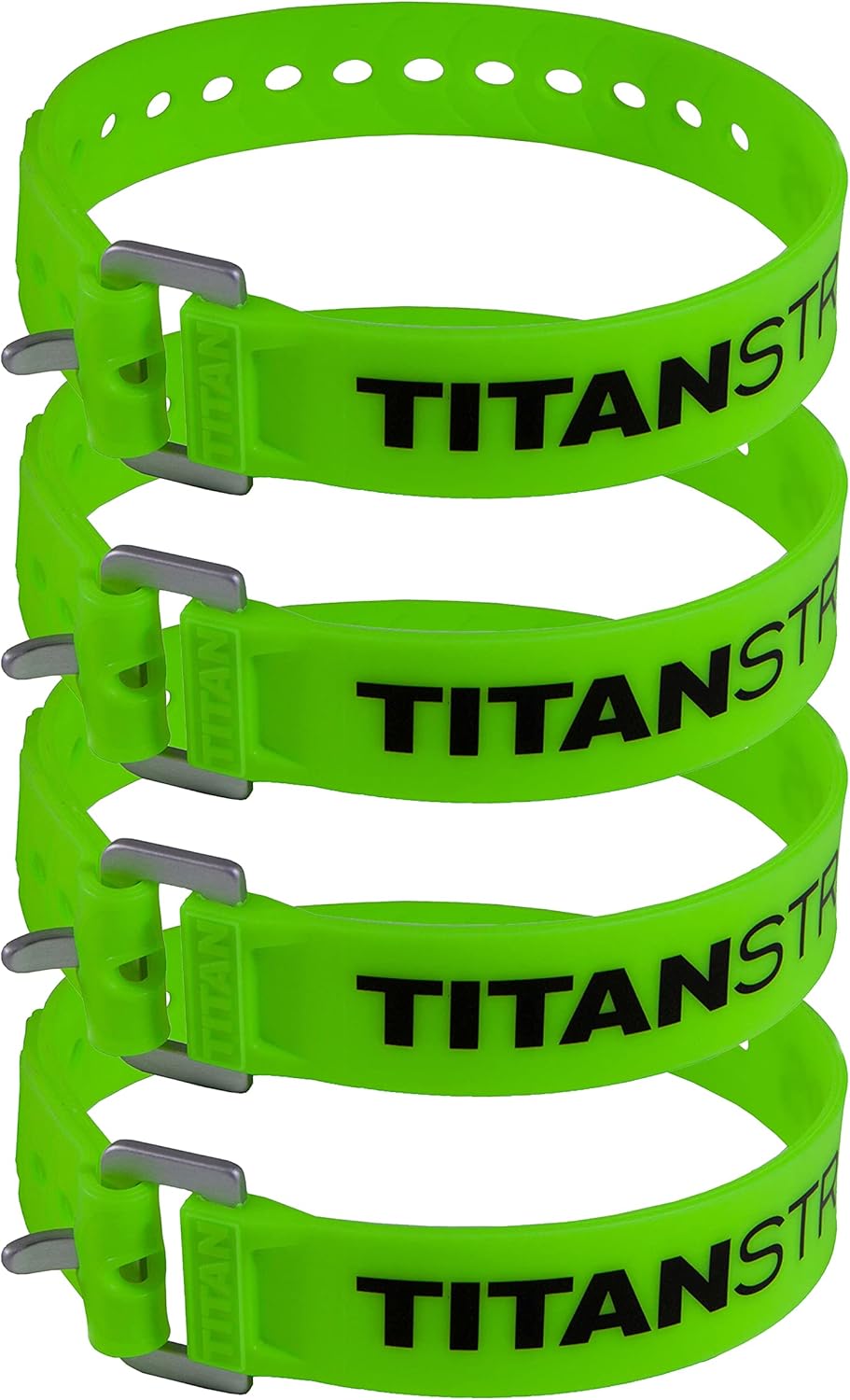 Titan Utility Straps – Correas de tensión fáciles de usar y fiables para asegurar bicicletas y motocicletas, esquís, mangueras de jardín,