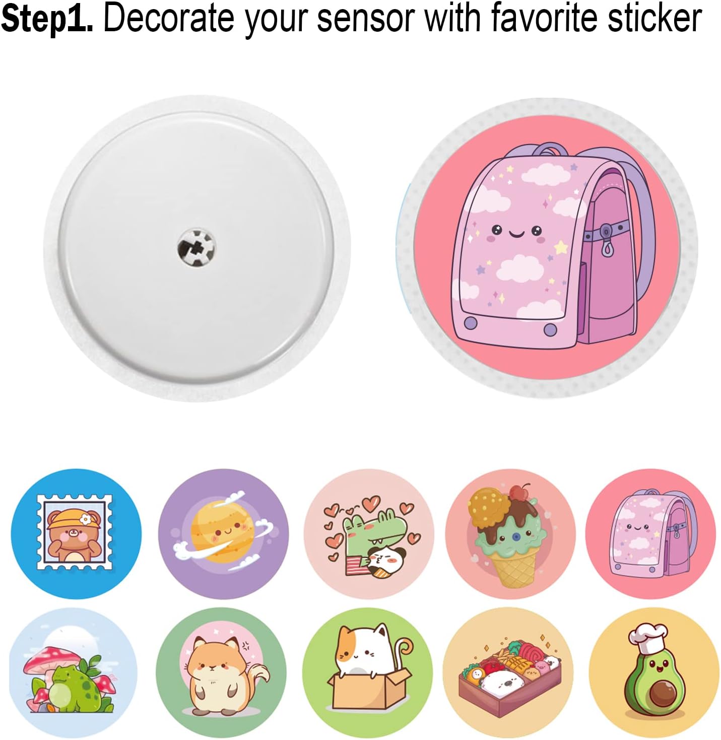Freestyle Sensor Libre 2 fundas impermeables y libres 2 calcomanías de sensor para niñas, paquete de 40 unidades, sin látex e hipoalergénicos,