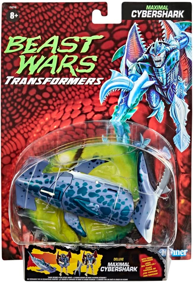 Hasbro – Maximal Cybershark Beats Wars Transformers 12cm Action Figure, Multicolor, Single (136338)