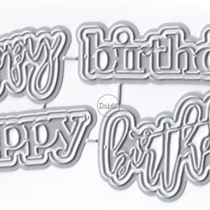 DzIxY Shadow Two Words Happy Birthday – Troqueles de corte de metal para hacer tarjetas, papel de relieve, troquelados, plantillas de máquina para DzIxY Shadow Two Words Happy Birthday – Troqueles de corte de metal para hacer tarjetas, papel de relieve, troquelados, plantillas de máquina para