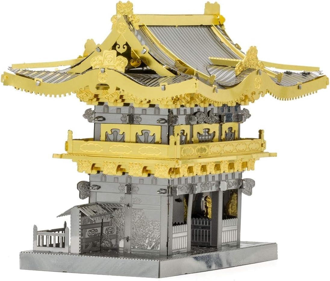 Metal Earth Fascinations Yomeimon Gate Kit de modelo de metal 3D con pinzas