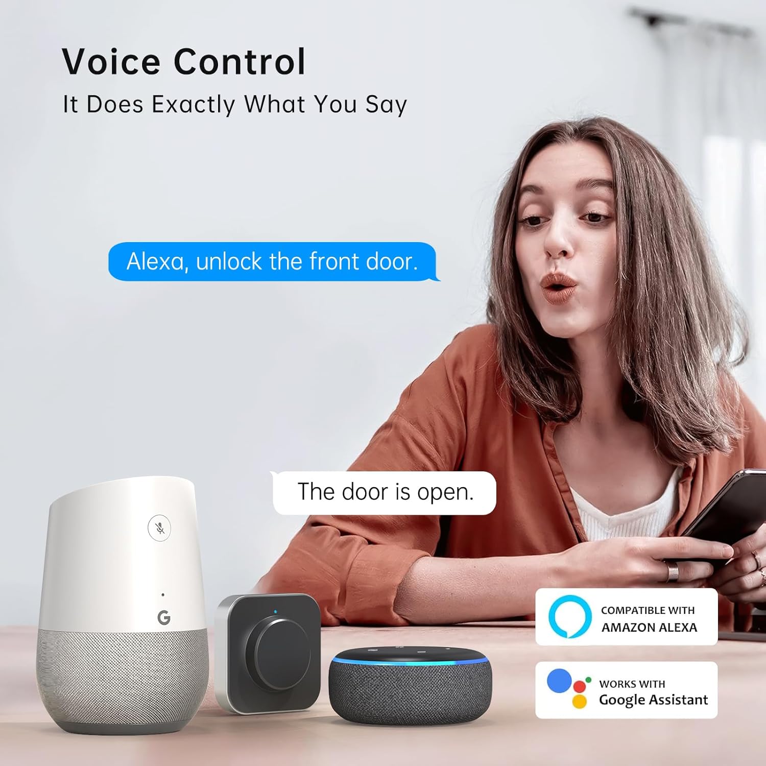 smonet Pro Smart Fingerprint – Juego de cerraduras para puerta delantera, biométrico, pantalla táctil, Bluetooth, electrónica, con asa, para el