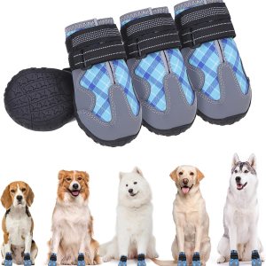 BEAUTYZOO Zapatos para perros, botas y protectores de patas para perros pequeños, medianos y grandes, zapatos de agua reflectantes para perros, BEAUTYZOO Zapatos para perros, botas y protectores de patas para perros pequeños, medianos y grandes, zapatos de agua reflectantes para perros,