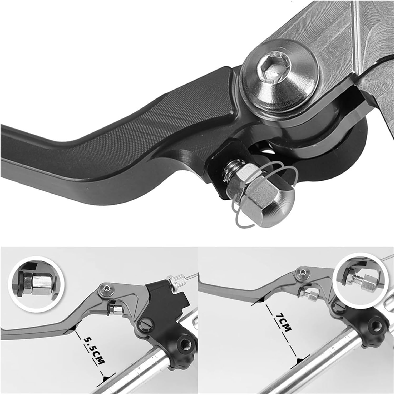 Palanca de embrague, palancas de embrague de freno de pivote para Yamaha XTZ125 2003-2016, accesorios de motocicleta, frenos de bicicleta de pozo,