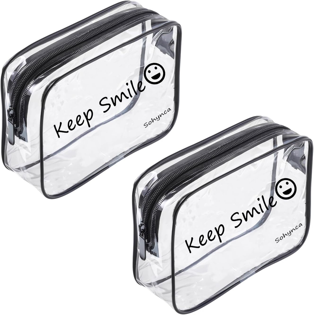 Bolsa de aseo de PVC transparente, impermeable, bolsa de cosméticos, minimalista, bolsa de maquillaje, pequeña bolsa de cosméticos ordenada, bolsa