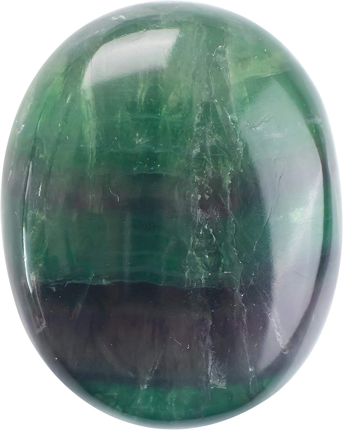Piedra de palma de fluorita múltiple de 55 a 2.362 in, piedra de preocupación, curación de chakras, reiki, piedra pulida, bolsillo tallado a mano y