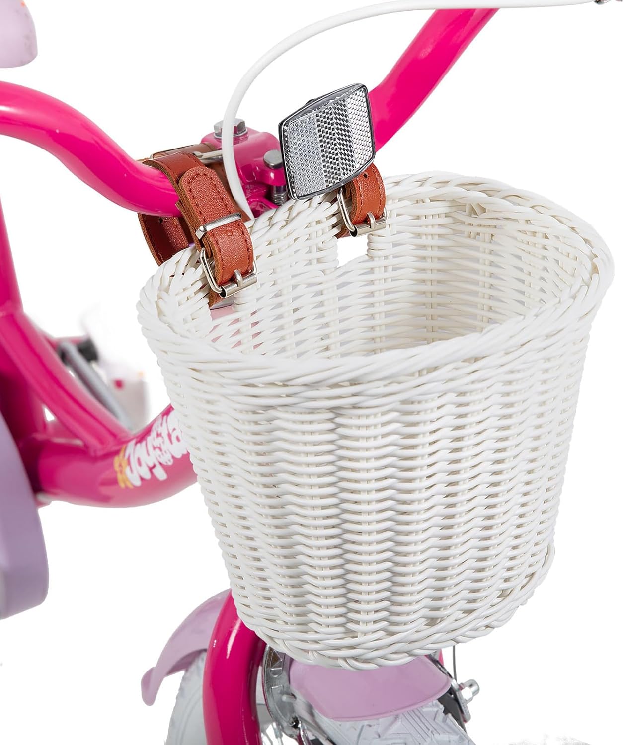 JOYSTAR Bicicleta de unicornio para niñas de 2 a 9 años, bicicleta para niños de 12, 14, 16, 18 pulgadas, con ruedas de entrenamiento, serpentinas,