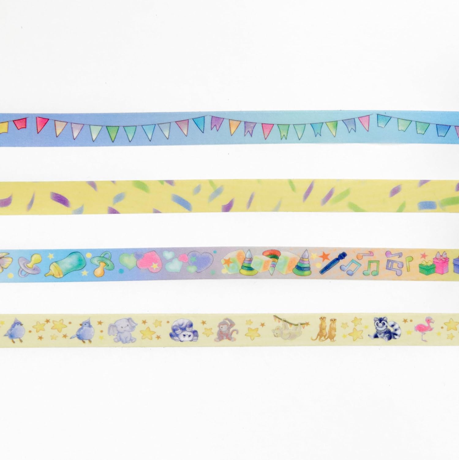 Lindo juego de cintas washi  Cinta decorativa  Cinta Washi Pastel para álbumes de recortes  Cinta estética para fotos  África y tema del cuarto del