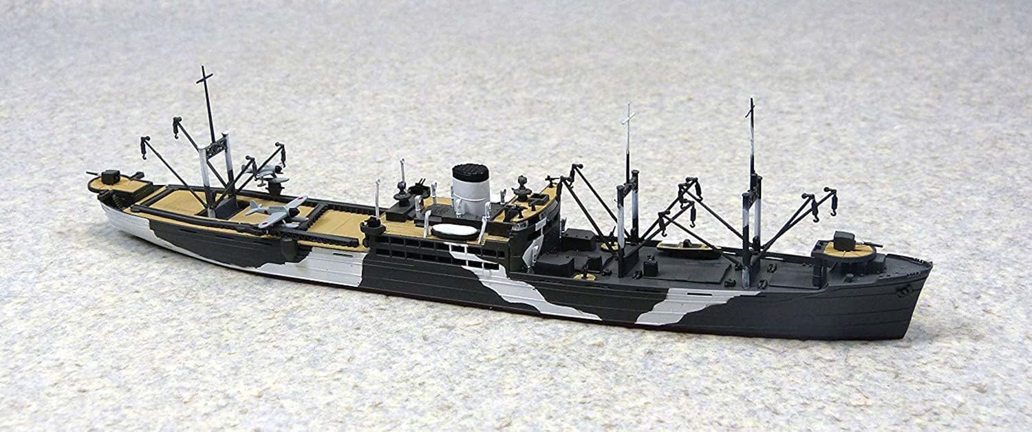 Aoshima Bunka Kyozai 1700 Water Line Series – Transportador especial para embarcaciones de agua japonés azul marino Kimikawa Maru de plástico modelo