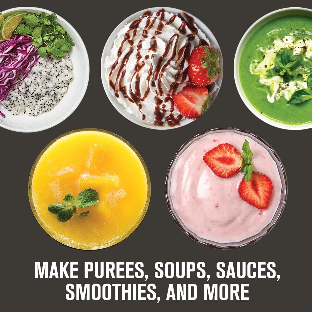 Emeril Everyday Blender & Beyond – Batidora de mano de inmersión, inalámbrica con estación de carga, batidor y batidor doble incluido.