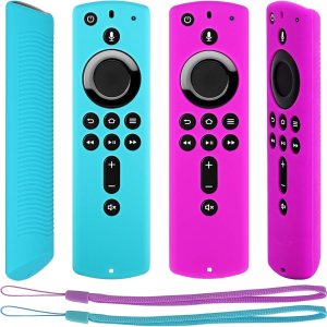 Pinowu Funda para Fire TV Stick 4K compatible con la nueva cubierta de control remoto de voz Alexa de 2 generación (paquete de 2 turquesa y morado) Pinowu Funda para Fire TV Stick 4K compatible con la nueva cubierta de control remoto de voz Alexa de 2 generación (paquete de 2 turquesa y morado)