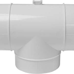 Vent Systems Conector de conducto de 4 pulgadas, adaptador de manguera de 3 víasdivisor para manguera, conector de tubería redonda en forma de T, Vent Systems Conector de conducto de 4 pulgadas, adaptador de manguera de 3 víasdivisor para manguera, conector de tubería redonda en forma de T,