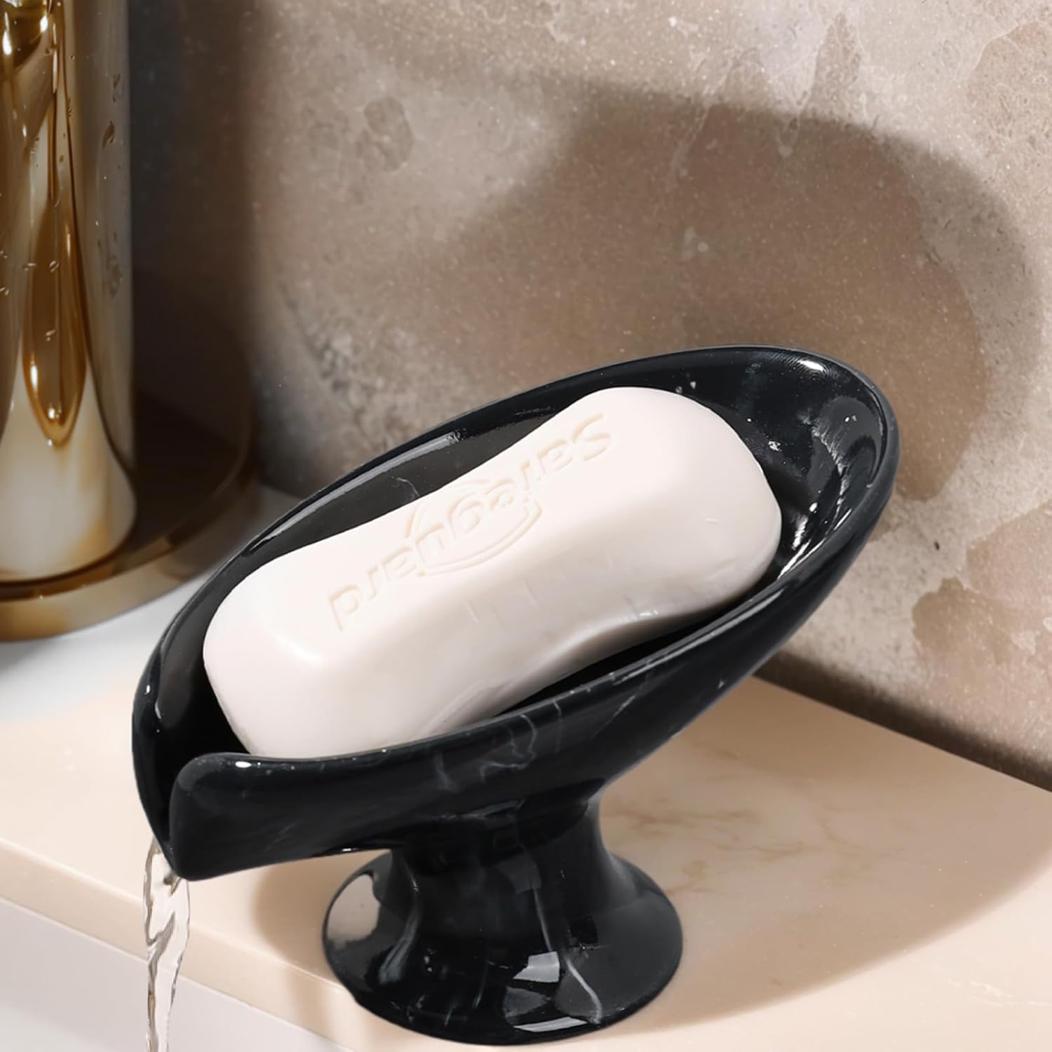Juego de 4 piezas de accesorios para encimera de baño, dispensador de jabón de loción, accesorios organizadores de baño, soporte para cepillos de