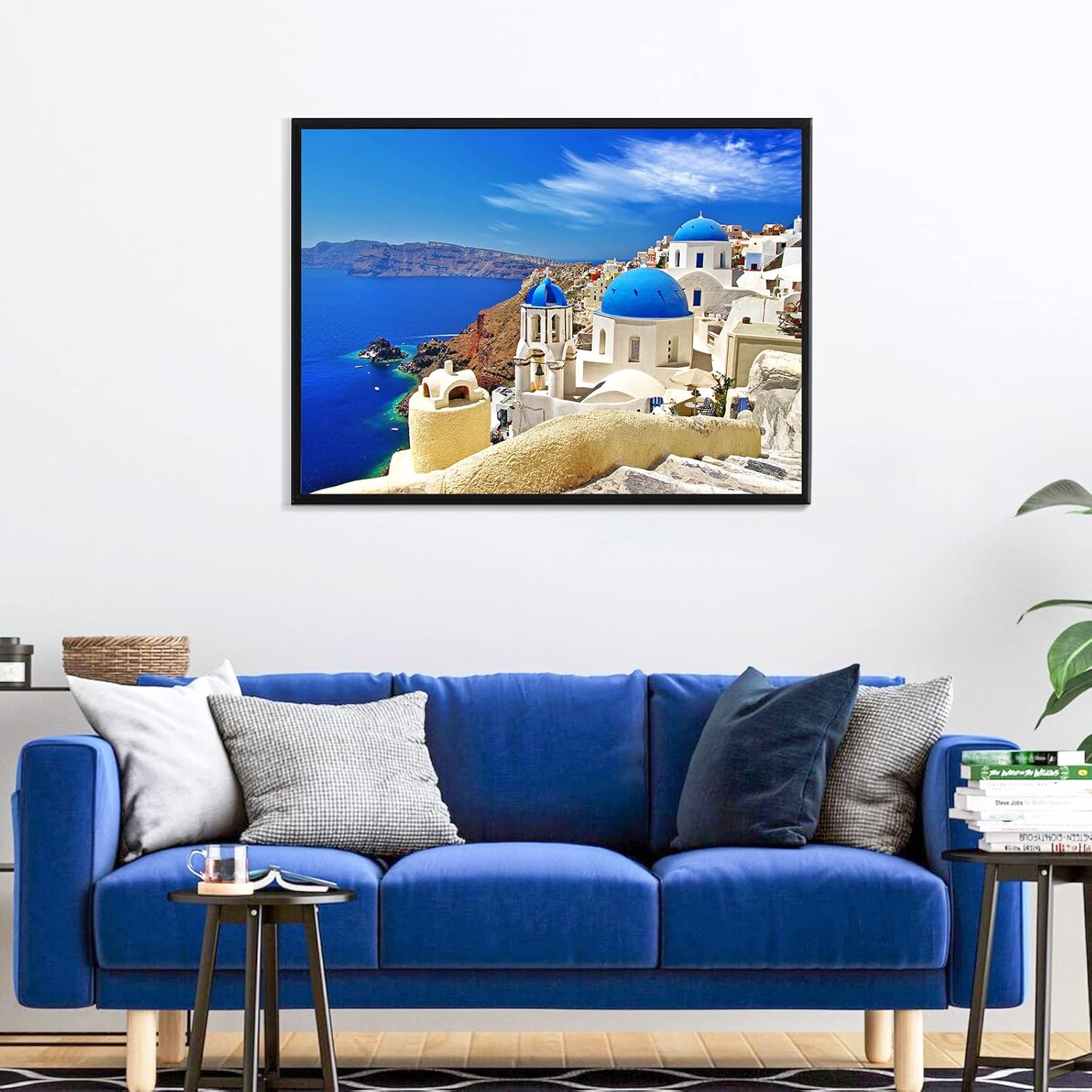 Rompecabezas de 1000 piezas para adultos, rompecabezas de ensueño del mar Egeo, rompecabezas de paisaje de Grecia, Santorini, rompecabezas de escena