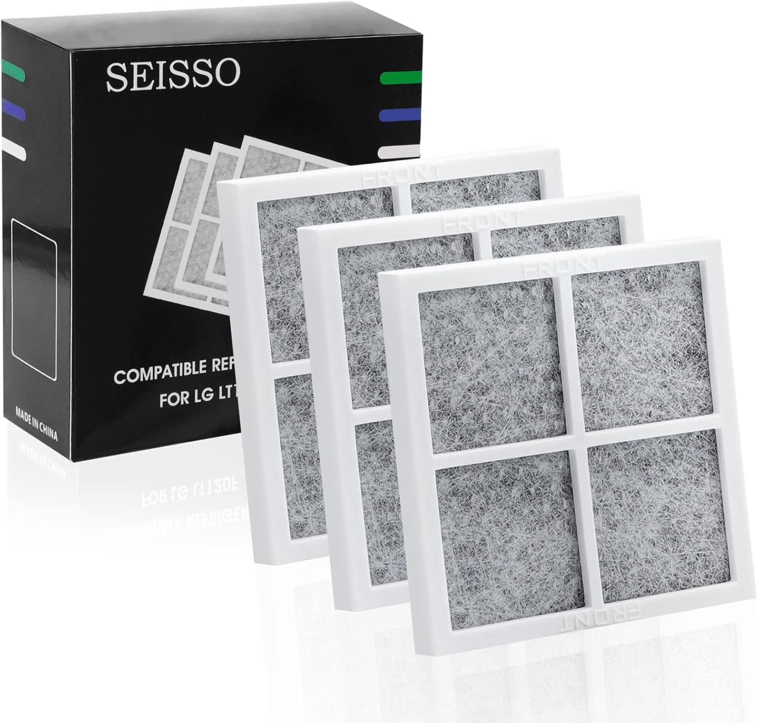 SEISSO Filtro de aire de repuesto para refrigerador LG LT120F, modelo compatible con Kenmore 46-9918, filtro de aire 9918,795 y LG ADQ73214404,