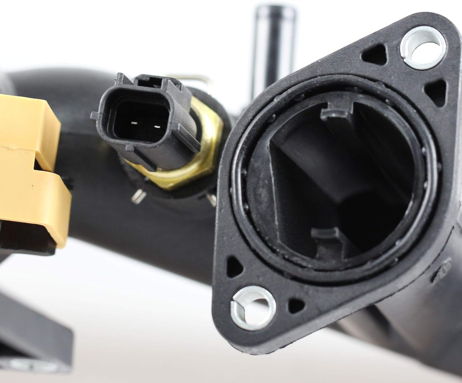 MYSMOT LR005631 Termostato de refrigerante de motor y carcasa con sensor para Land Rover LR3 2005-2009 Range Rover Sport 2006-2009 V8 4.4L,