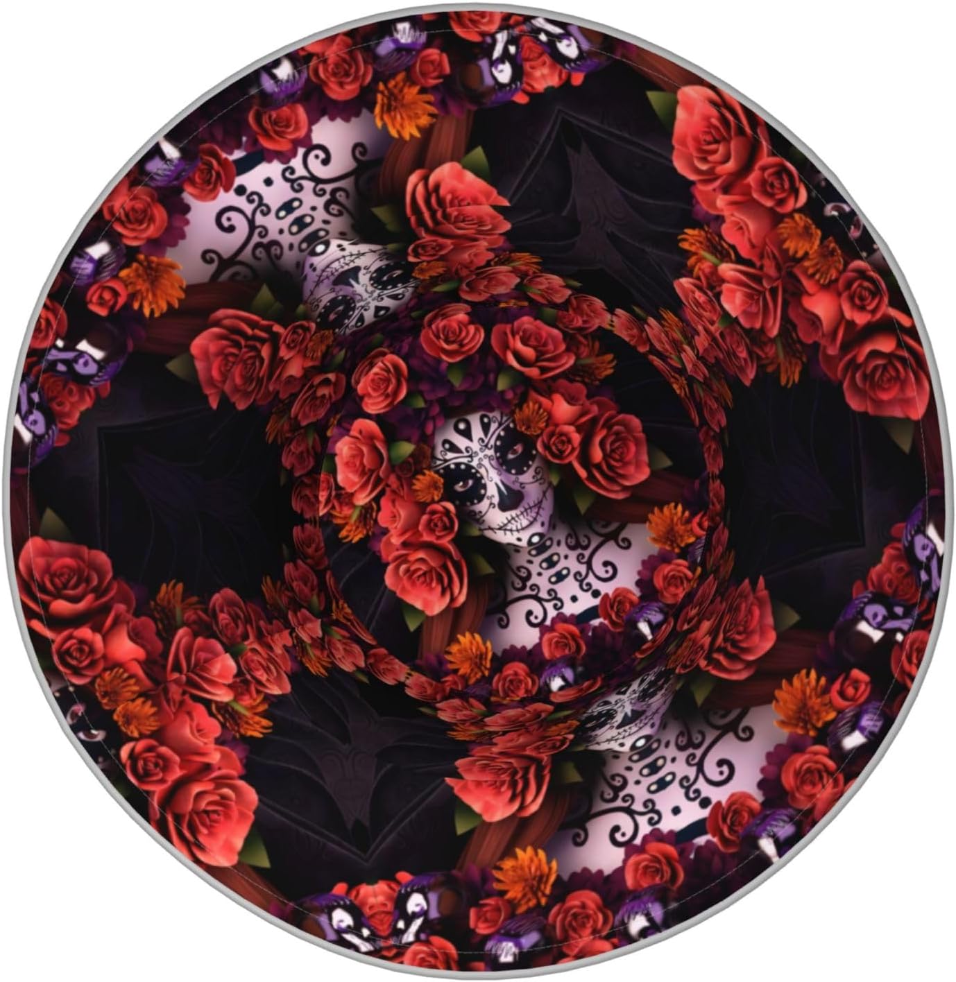 YYHHAOFA Sombrero de pescador reflectante sombrero ligero y transpirable para viajes, senderismo y actividades al aire libre, Día de los Muertos,
