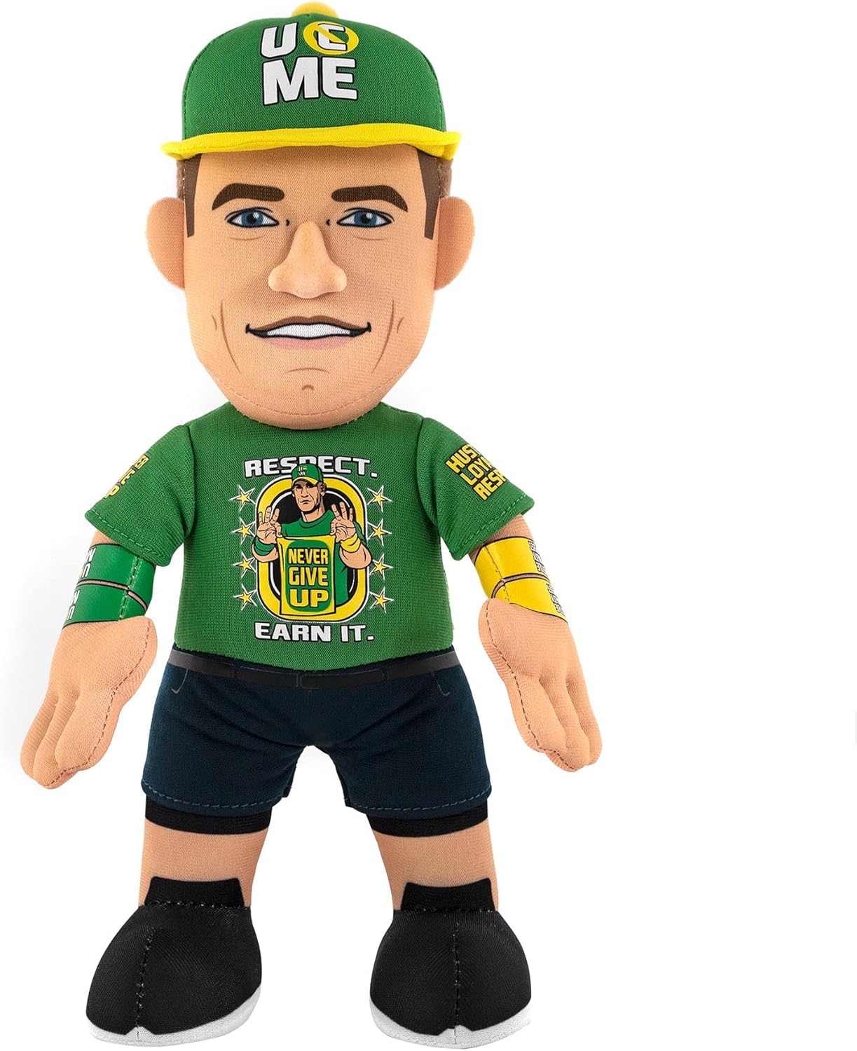 Bleacher Creatures WWE John Cena UCME – Figura de felpa de 10 pulgadas, una leyenda de la lucha libre para jugar o exhibir