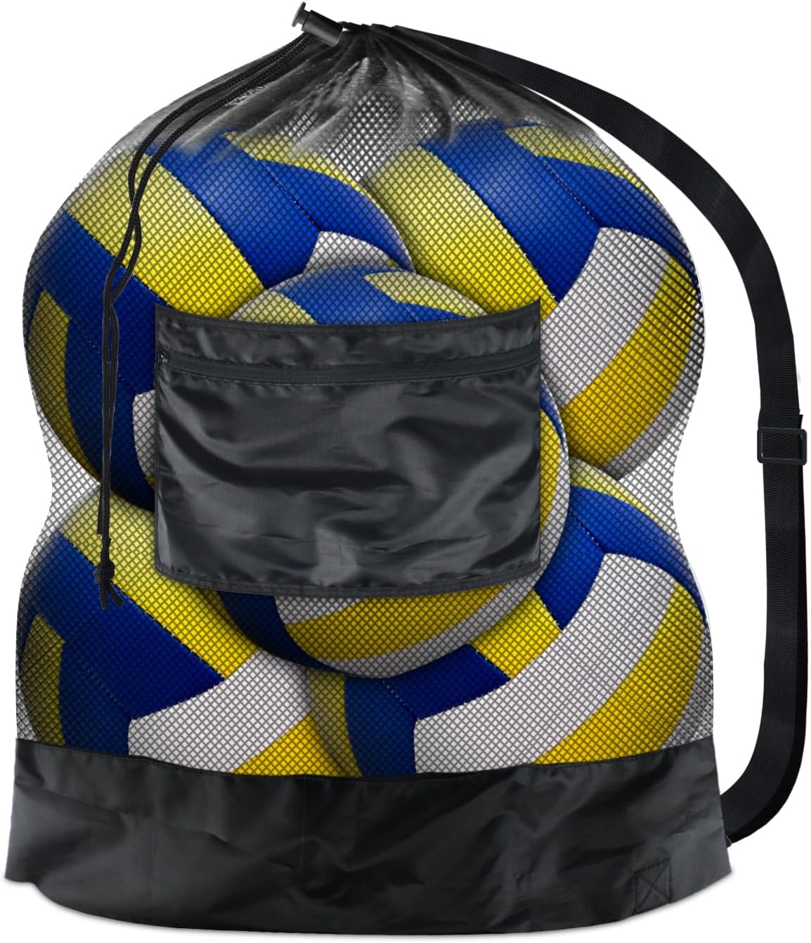 BROTOU Bolsa de malla deportiva, bolsa de equipo deportivo, bolsa de cordón resistente, bolsas de pelotas deportivas para playa, viajes, gimnasio,