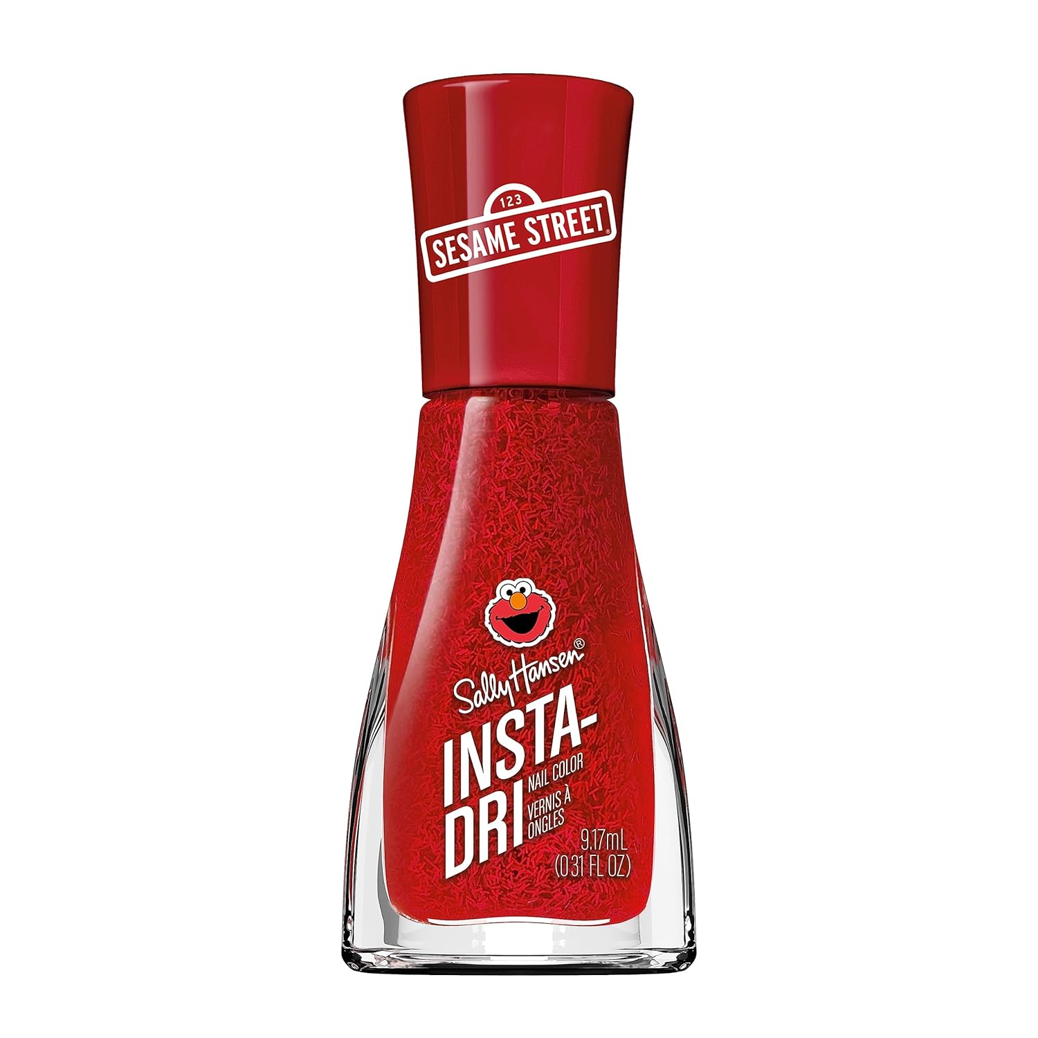 Sally Hansen Insta-Dri Sesame Street Collection Esmalte de uñas Elmo Loves Hue 0.31 fl oz
