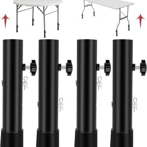 Paquete de 4 extensores plegables de patas de mesa, elevadores de patas de mesa plegables de acero altamente duraderos, extensiones de patas de mesa Paquete de 4 extensores plegables de patas de mesa, elevadores de patas de mesa plegables de acero altamente duraderos, extensiones de patas de mesa