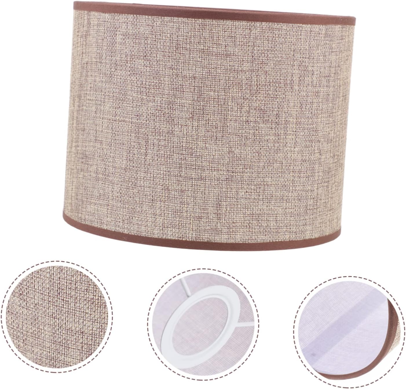 DOITOOL 1 pantalla de lámpara cubierta de luz para lámparas de pie tambor pantalla de techo cubierta de lámpara de tambor pantallas de lámpara de
