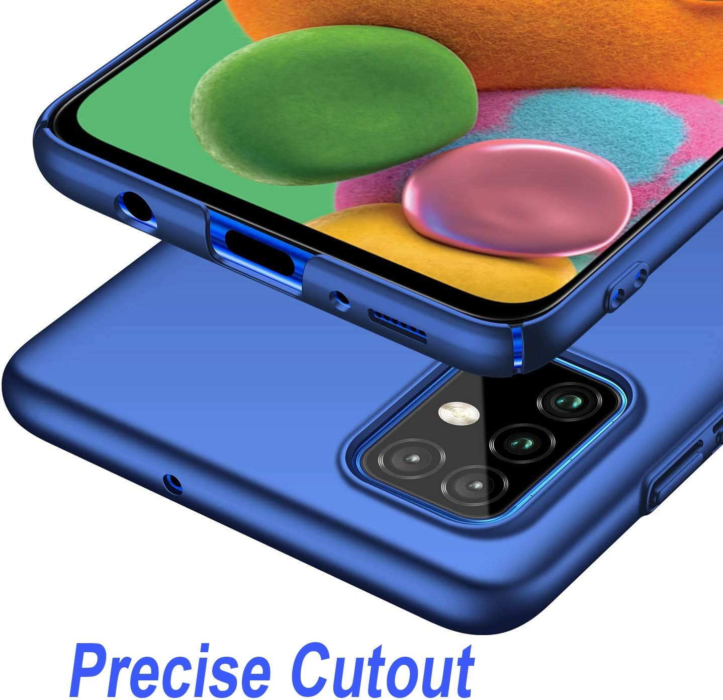 Funda protectora delgada para Samsung Galaxy A51 4G, protección contra arañazos, deslizamiento, caída, huellas dactilares, mate, para Samsung Galaxy
