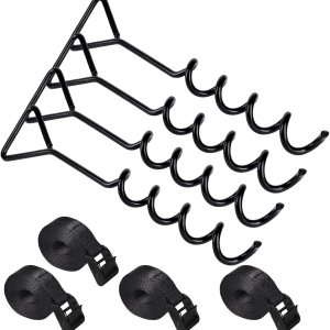 ZIZILAND Kit de anclaje para cama elástica, sistema de amarre resistente con estacas de anclaje en espiral para suelo, juego de anclajes de ZIZILAND Kit de anclaje para cama elástica, sistema de amarre resistente con estacas de anclaje en espiral para suelo, juego de anclajes de