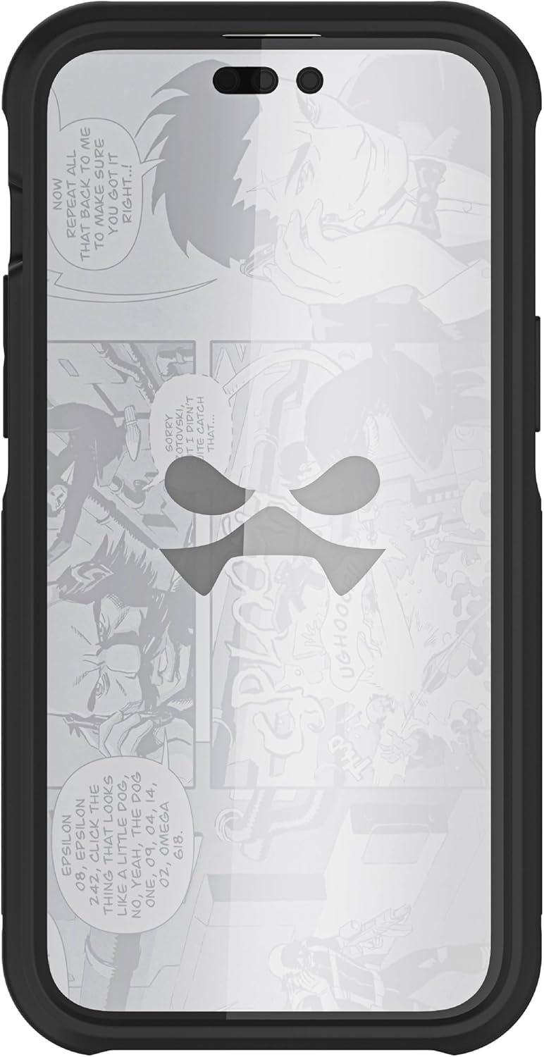 Ghostek Atomic Slim – Funda protectora para iPhone 15 Pro Max, compatible con accesorios MagSafe, marco de metal de aluminio, funda de teléfono