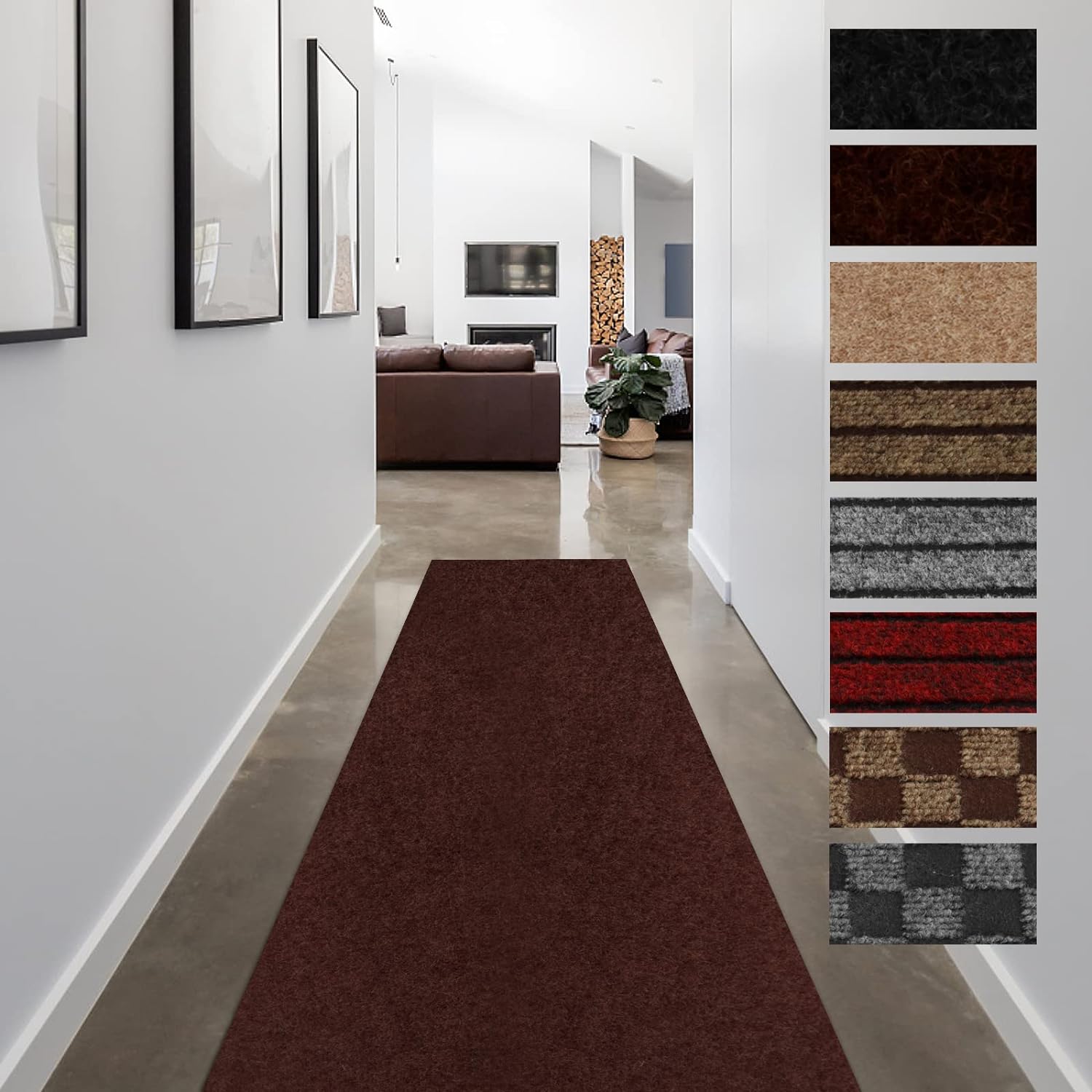 Alfombras de pasillo para pasillos, alfombra antideslizante de 2 x 6 pies, alfombra de área de cocina, alfombra de entrada para lavandería, alfombra