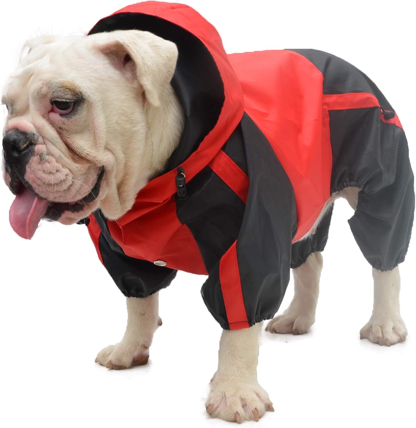 Ropa para mascotas, ropa para perro, ropa para lluvia, nieve, impermeables, cuatro patas, impermeable para perros pequeños, medianos, grandes,