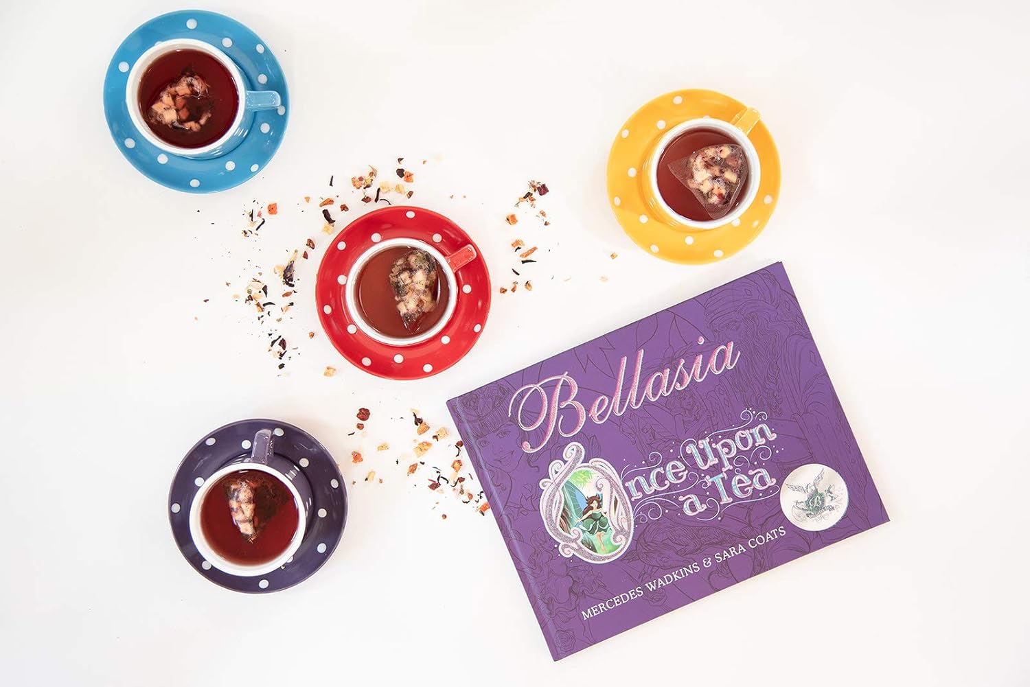 Té Royal-Tea de Bellasia. Té afrutado sin cafeína para niños. Regalo único de Tisane de fruta sin azúcar para niños. Fiesta de té de princesa