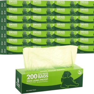Sherr 20 rollos en caja, 4000 unidades, bolsas para excrementos de perro, a prueba de fugas, bolsas universales para desechos de mascotas, bolsas Sherr 20 rollos en caja, 4000 unidades, bolsas para excrementos de perro, a prueba de fugas, bolsas universales para desechos de mascotas, bolsas