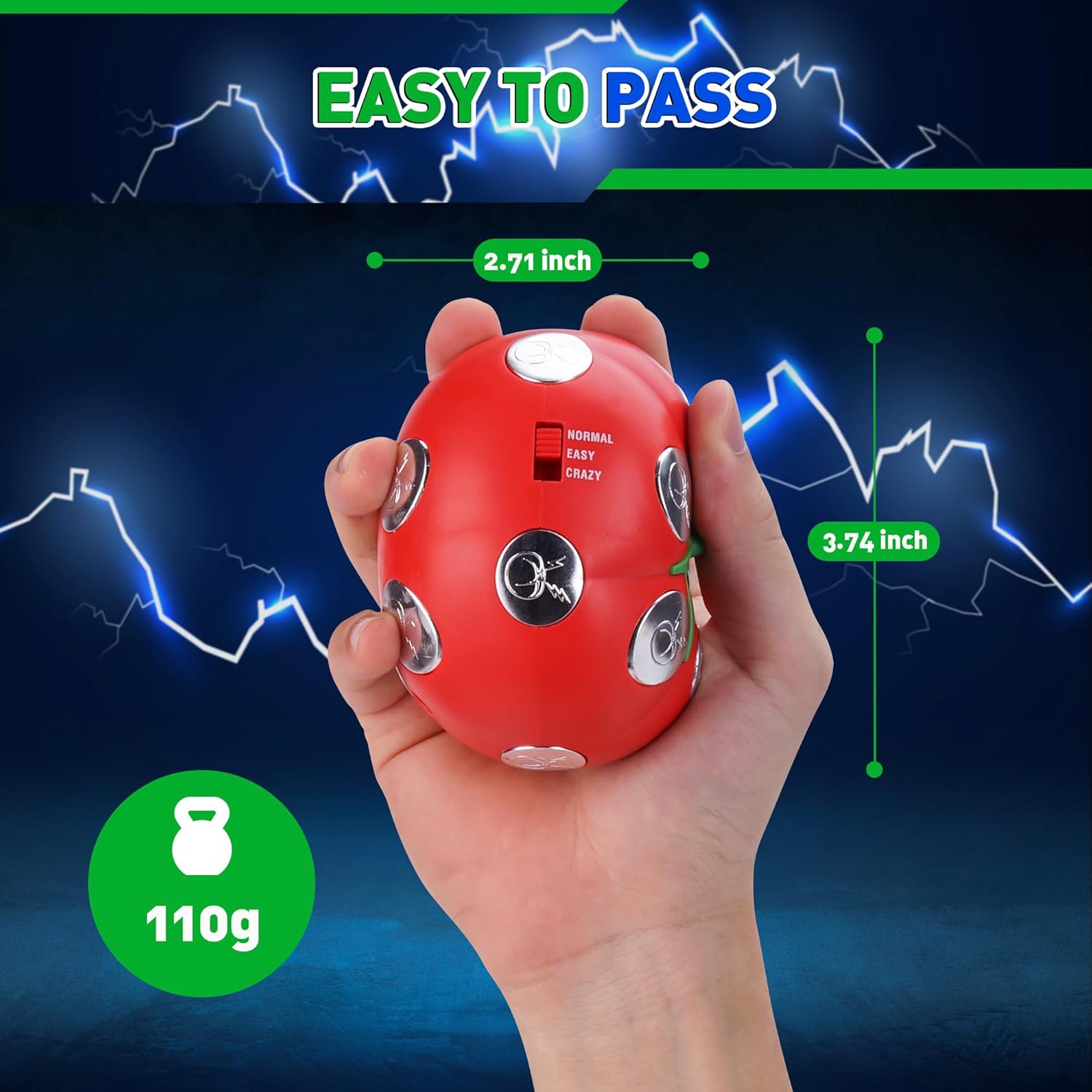 Juegos de choque para adultos, juegos de papas calientes para niños, divertido juego de fiesta eléctrico impactante, regalos novedosos, juguetes de