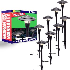 GreenLighting Luces exteriores de bajo voltaje Luces modernas de estaca de camino de horizonte Luces de pasarela, luces de jardín y césped, GreenLighting Luces exteriores de bajo voltaje Luces modernas de estaca de camino de horizonte Luces de pasarela, luces de jardín y césped,