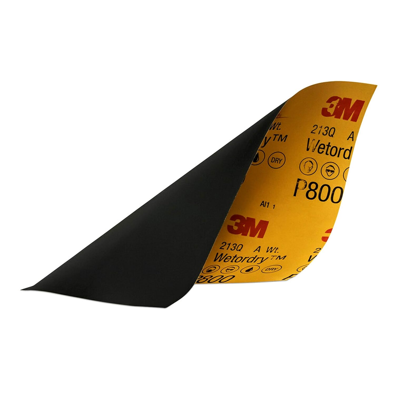 3M Wetordry – Papel de lija 32035, grano 800, 9 x 11 pulgadas, 5 hojas por paquete