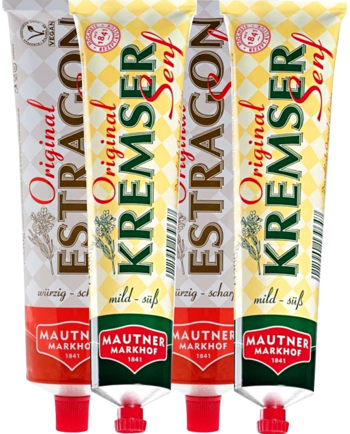 4x200g Mostaza Kremser y Mostaza Estragón, MautnerAustria
