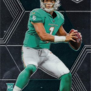 2020 Panini Mosaic Football #262 Tua Tagovailoa Rookie Card – Debut 2020 Panini Mosaic Football #262 Tua Tagovailoa Rookie Card – Debut