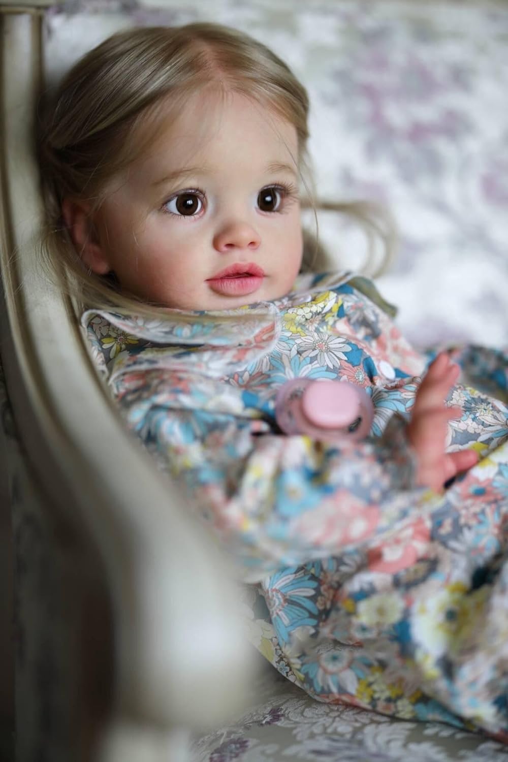 Pinky Lifelike – Muñecas de bebé Reborn de 26 pulgadas y 26.0 in, adorable muñeca de silicona para niños pequeños, aspecto realista, muñecas de bebé